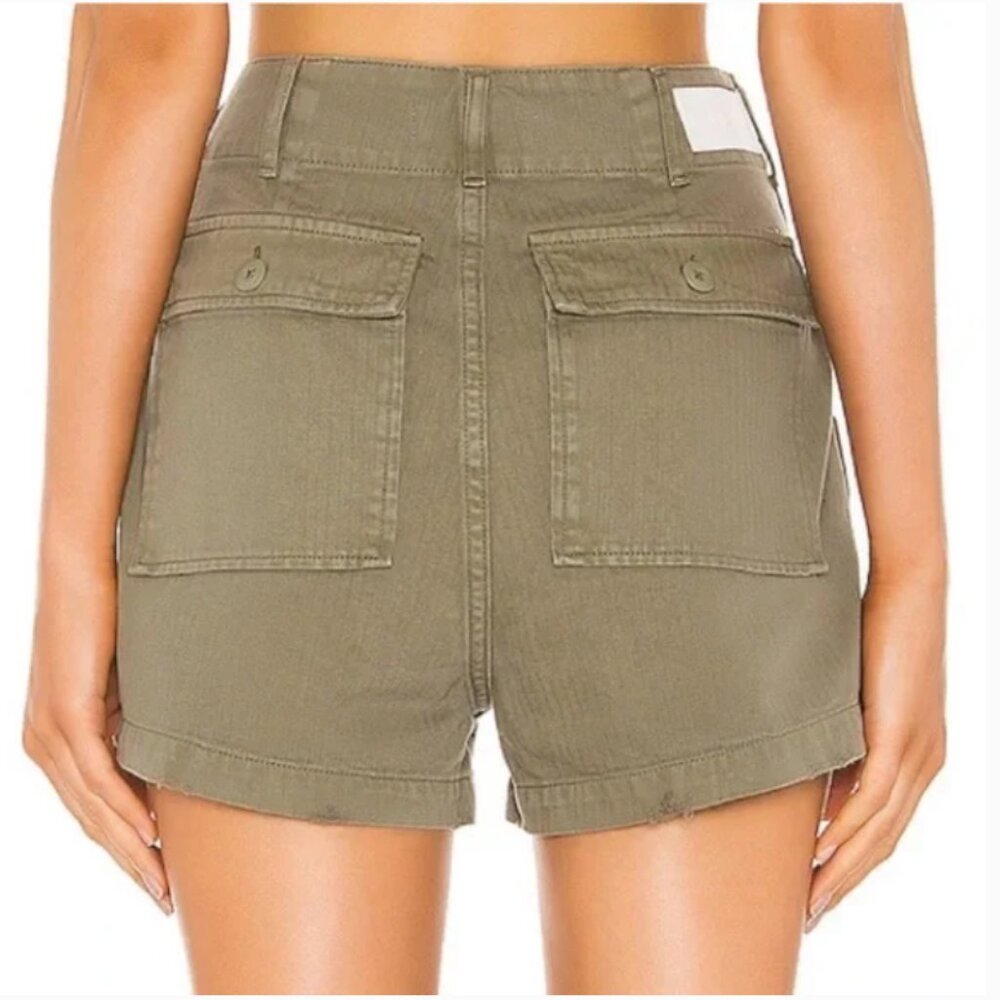 RE/DONE Originals Olive Green Shorts Size 24